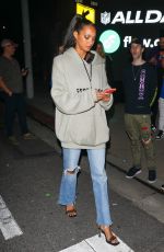 LAIS RIBEIRO Leaves Super Bowl Eve at Drake’s Event in West Hollywood 02/12/2022