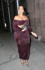 LALA ANTHONY Arrives at LaQuan Smith Fashion Show at NYFW in New York 02/14/2022
