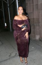 LALA ANTHONY Arrives at LaQuan Smith Fashion Show at NYFW in New York 02/14/2022