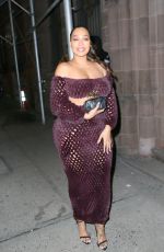 LALA ANTHONY Arrives at LaQuan Smith Fashion Show at NYFW in New York 02/14/2022