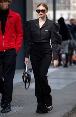 LARSEN THOMPSON at Annakiki Runway Show at Milan Fashion Week 02/24/2022