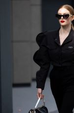 LARSEN THOMPSON at Annakiki Runway Show at Milan Fashion Week 02/24/2022