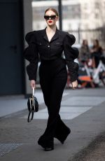 LARSEN THOMPSON at Annakiki Runway Show at Milan Fashion Week 02/24/2022