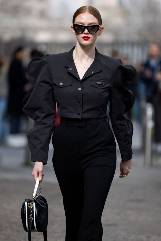 LARSEN THOMPSON at Annakiki Runway Show at Milan Fashion Week 02/24/2022
