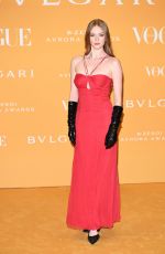 LARSEN THOMPSON at Bulgari Bzero1 Aurora Awards at Milan Fashion Week 02/27/2022
