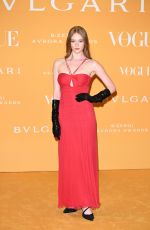LARSEN THOMPSON at Bulgari Bzero1 Aurora Awards at Milan Fashion Week 02/27/2022