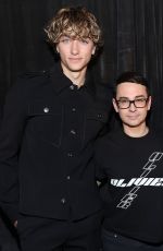 LARSEN THOMPSON at Christian Siriano Fashion Show in New York 02/12/2022
