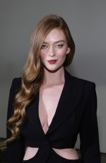 LARSEN THOMPSON at Christian Siriano Fashion Show in New York 02/12/2022