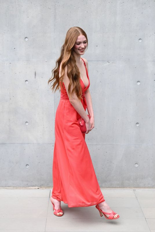 LARSEN THOMPSON at Emporio Armani Fashion Show in Milan 02/24/2022