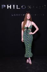 LARSEN THOMPSON at Philosophy by Lorenzo Serafini Fashion Show in Milan 02/26/2022