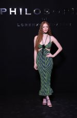 LARSEN THOMPSON at Philosophy by Lorenzo Serafini Fashion Show in Milan 02/26/2022