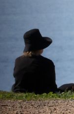 LAURA DERN at Her Birthday Picnic Lunch with a Friend in Los Angeles 02/10/2022