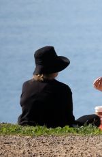 LAURA DERN at Her Birthday Picnic Lunch with a Friend in Los Angeles 02/10/2022