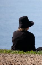 LAURA DERN at Her Birthday Picnic Lunch with a Friend in Los Angeles 02/10/2022