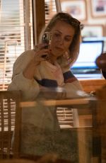 LAURA HAMILTON Out for Dinner in Spain 02/07/2022
