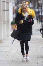 LAURA WHITMORE Arrives at BBC Studios in London 02/20/2022