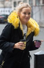 LAURA WHITMORE Arrives at BBC Studios in London 02/20/2022