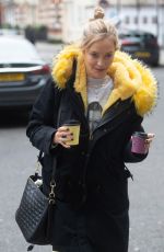 LAURA WHITMORE Arrives at BBC Studios in London 02/20/2022
