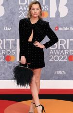 LAURA WHITMORE at Brit Awards 2022 in London 02/08/2022