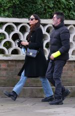 LAUREN SILVERMAN and Simon Cowell Out in London 02/04/2022