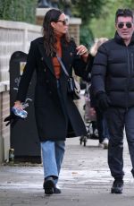 LAUREN SILVERMAN and Simon Cowell Out in London 02/04/2022