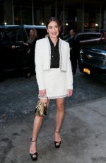 LEA MICHELE Arrives at Alice and Olivia Cocktail Party at Zero Bond in New York 02/12/2022