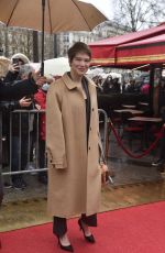 LEA SEYDOUX Arrives at Lunch for Nominees of Cesar 2022 at Fouquet