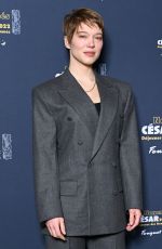 LEA SEYDOUX at Cesar 2022 Nominee Luncheon in Paris 02/06/2022