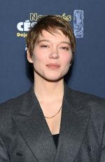 LEA SEYDOUX at Cesar 2022 Nominee Luncheon in Paris 02/06/2022