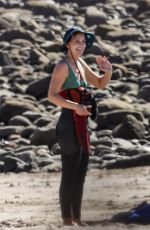 LEIGHTON MEESTER at a Surf Session in Malibu 02/09/2022