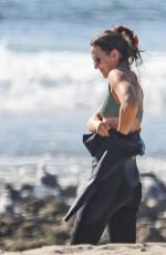 LEIGHTON MEESTER at a Surf Session in Malibu 02/09/2022
