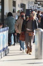 LEILA GEORGE at LAX Airport in Los Angeles 02/17/2022