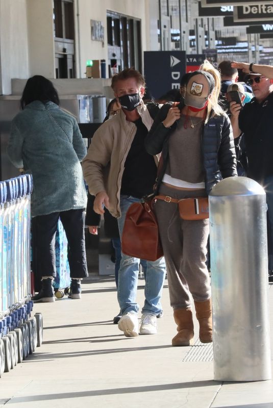 LEILA GEORGE at LAX Airport in Los Angeles 02/17/2022