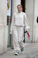 LILA GRACE MOSS Out and About in London 02/21/2022