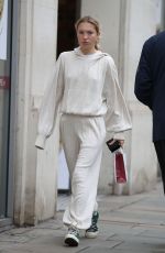 LILA GRACE MOSS Out and About in London 02/21/2022