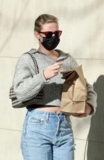 LILI REINHART in Ripped Denim Out and About in Vancouver 02/13/2022
