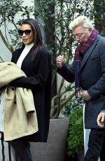 LILIAN DE CARVALHO MONTEIRO and Boris Becker at Romeo Y Julieta Cigar Shop in London 02/04/2022