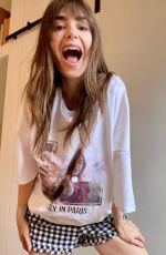LILY COLLINS - Instagram Photos 02/20/2022