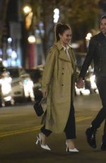 LILY JAMES and Michael Shuman Night Out in Los Angeles 02/05/2022