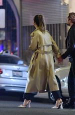 LILY JAMES and Michael Shuman Night Out in Los Angeles 02/05/2022
