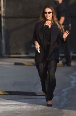 LILY JAMES Arrives at Jimmy Kimmel Live in Los Angeles 02/01/2022