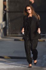 LILY JAMES Arrives at Jimmy Kimmel Live in Los Angeles 02/01/2022