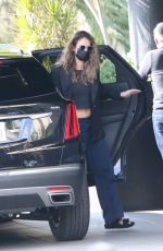 LILY JAMES Arrives at Roosevelt Hotel in Hollywood 02/02/2022