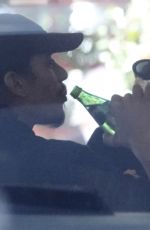 LILY-ROSE DEPP and Yassine Stein Out for Burgers in Los Angeles 02/06/2022