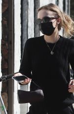 LILY-ROSE DEPP Out for Coffee in Los Feliz 02/08/2022
