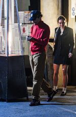 LILY-ROSE DEPP Out for Dinner Date at Kiwami in Studio City 02/24/2022