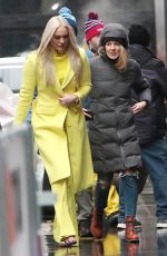 LINDSEY VONN Arrives at Today Show in New York 02/07/2022