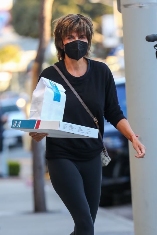 LISA RINNA Out in Los Angeles 02/17/2022