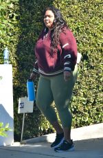 LIZZO Heading to Workout in Los Angeles 02/02/2022