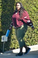 LIZZO Heading to Workout in Los Angeles 02/02/2022